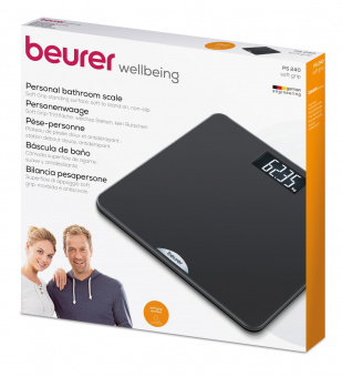 Весы напольные электронные Beurer PS240 макс.180кг черный от магазина РЭССИ
