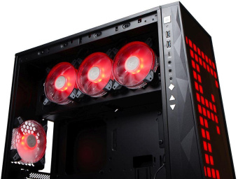 Корпус Inwin CF06CX (309 Gaming) черный без БП ATX 3x120mm 2xUSB3.0 audio от магазина РЭССИ