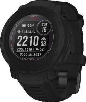 Смарт-часы Garmin Instinct 2 Solar 45мм 0.9" AMOLED корп.черный силикон рем.черный (010-02627-03) от магазина РЭССИ