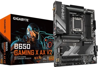 Материнская плата Gigabyte B650 GAMING X AX V2 SocketAM5 AMD B650 ATX AC`97 8ch(7.1) 2.5Gg RAID+HDMI+DP от магазина РЭССИ