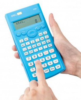 Калькулятор научный Deli E1710A/BLU синий 10+2-разр. от магазина РЭССИ