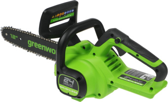 Цепная пила Greenworks GD24CS30K2 аккум. дл.шины:12" (30cm) 1аккум. 2Ач ЗУ (2007007UA) от магазина РЭССИ