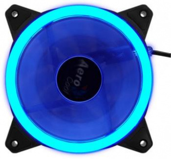 Вентилятор Aerocool Rev Blue 120x120mm 3-pin 15dB 153gr LED Ret от магазина РЭССИ