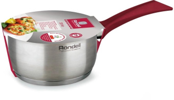 Ковш Rondell Strike RDS-811 0.9л. d=14см (с крышкой) стальной от магазина РЭССИ