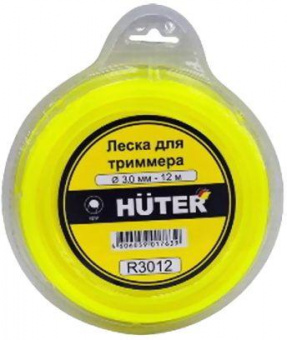 Леска для садовых триммеров Huter R3012 d=3мм L=12м для Huter GGT-1900S(T) (71/2/1) от магазина РЭССИ