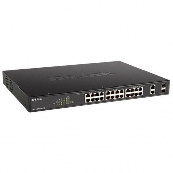 Коммутатор D-Link DGS-1100-26MPPV2/A3A 24G 2SFP 24PoE 90W управляемый от магазина РЭССИ