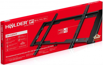 Кронштейн для телевизора Holder LCD-F6910-B черный 32"-70" макс.45кг настенный фиксированный от магазина РЭССИ