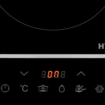 Плита Индукционная Hyundai HYC-0104 черный стеклокерамика (настольная) от магазина РЭССИ