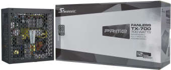 Блок питания Seasonic ATX 700W PRIME Fanless TX-700 80+ titanium 24pin APFC 10xSATA Cab Manag RTL от магазина РЭССИ