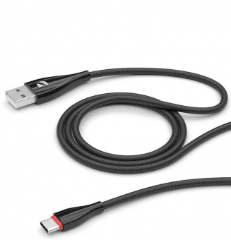 Кабель Deppa Ceramic 72288 USB (m)-USB Type-C (m) 1м черный от магазина РЭССИ