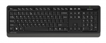Клавиатура + мышь A4Tech Fstyler FG1010S клав:черный/серый мышь:черный/серый USB беспроводная Multimedia (FG1010S GREY) от магазина РЭССИ