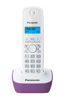 Р/Телефон Dect Panasonic KX-TG1611RUF фиолетовый/белый АОН от магазина РЭССИ