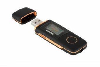 Плеер Flash Digma U3 4Gb черный/оранжевый/1.1"/FM/microSDHC от магазина РЭССИ