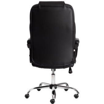 Кресло Tetchair bergamo 22 хром искусственная кожа черное 36-6 19370 от магазина РЭССИ