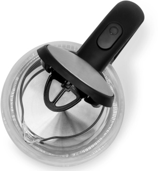 Чайник электрический Vitek VT-7046 1.7л. 2200Вт прозрачный/черный корпус: пластик/стекло от магазина РЭССИ