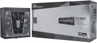 Блок питания Seasonic ATX 850W PRIME TX-850 80+ titanium 24pin APFC 135mm fan 14xSATA Cab Manag RTL от магазина РЭССИ