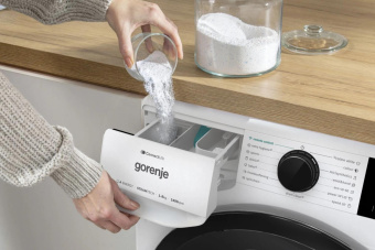 Стиральная машина Gorenje WNA84ACIS класс: A+++ загр.фронтальная макс.:8кг белый инвертер от магазина РЭССИ