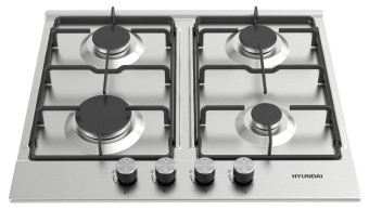 Газовая варочная поверхность Hyundai HHG 6430 IX нержавеющая сталь от магазина РЭССИ