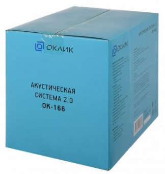 Колонки Оклик OK-166 BT 2.0 черный 40Вт BT от магазина РЭССИ