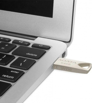 Флеш Диск A-Data 64Gb UV210 AUV210-64G-RGD USB2.0 золотистый от магазина РЭССИ