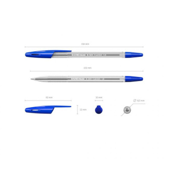 Шариковая ручка ErichKrause R-301 Classic Stick 1.0 синий 22032 от магазина РЭССИ