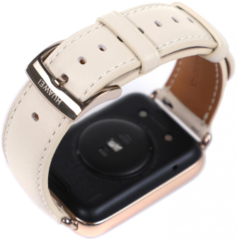 Смарт-часы Huawei Watch Fit 2 Yoda-B19V 1.74" AMOLED корп.золотистый рем.белый разм.брасл.:140-210мм (55029265) от магазина РЭССИ