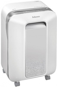 Шредер Fellowes PowerShred LX201 белый (секр.P-5) перекрестный 12лист. 22лтр. скрепки скобы пл.карты от магазина РЭССИ