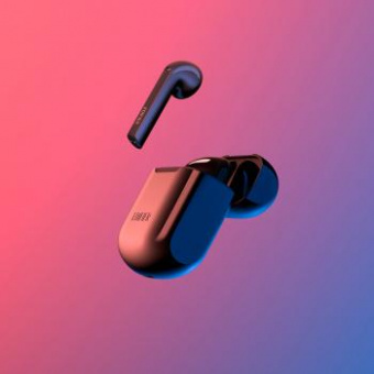 Гарнитура вкладыши Edifier TWS200 черный беспроводные bluetooth в ушной раковине от магазина РЭССИ