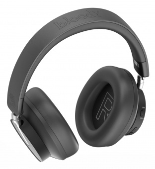 Наушники накладные A4Tech Bloody MH390 черный беспроводные bluetooth оголовье (MH390 BLACK) от магазина РЭССИ