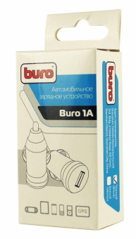 Автомобильное зар./устр. Buro TJ-084 5W 1A USB универсальное черный от магазина РЭССИ