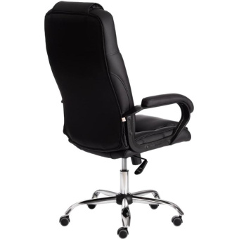 Кресло Tetchair bergamo 22 хром искусственная кожа черное 36-6 19370 от магазина РЭССИ