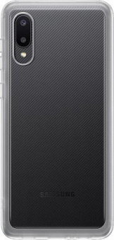 Чехол (клип-кейс) Samsung для Samsung Galaxy A02 Soft Clear Cover прозрачный (EF-QA022TTEGRU) от магазина РЭССИ