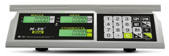 Весы торговые Mertech M-ER 326AC-15.2 LCD серый (3040) от магазина РЭССИ