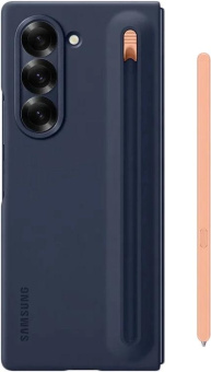 Чехол (флип-кейс) Samsung для Samsung Galaxy Z Fold6 S Pen Case Fold 6 (F956) темно-синий (EF-OF95PCNEGRU) от магазина РЭССИ