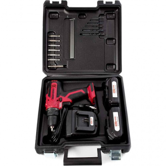 Шуруповерт RedVerg RD-SD18L/2Y аккум. патрон:быстрозажимной (кейс в комплекте) от магазина РЭССИ