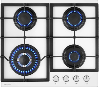 Газовая варочная поверхность Weissgauff HGG 641 WGV белый от магазина РЭССИ