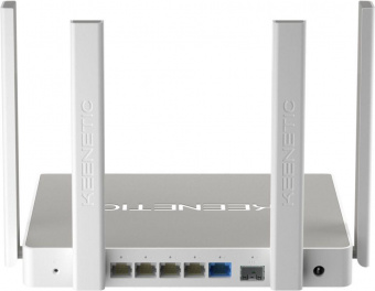 Роутер беспроводной Keenetic Giga (KN-1011) AX1800 10/100/1000BASE-TX/SFP/4g ready белый от магазина РЭССИ