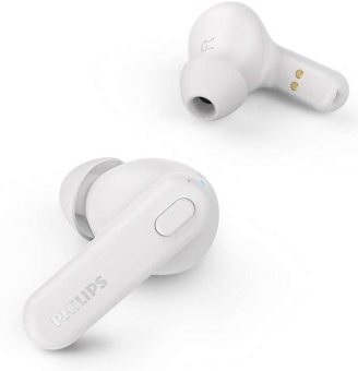 Гарнитура внутриканальные Philips TWS белый беспроводные bluetooth в ушной раковине (TAT1108WT/00) от магазина РЭССИ