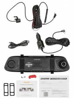 Видеорегистратор Digma FreeDrive 404 MIRROR DUAL черный 2Mpix 1080x1920 1080p 170гр. GP6248 от магазина РЭССИ