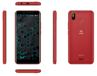 Смартфон Digma Pay 4G Linx 16Gb 2Gb FM красный моноблок 3G 4G 2Sim 5.45" 720x1440 Android 8.1 13Mpix 802.11 b/g/n NFC GPS GSM900/1800 GSM1900 TouchSc FM microSD max128Gb от магазина РЭССИ