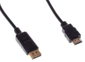 Кабель аудио-видео Buro DisplayPort (m)/HDMI (m) 1.8м. Позолоченные контакты черный (BHP RET HDMI_DPP18) от магазина РЭССИ