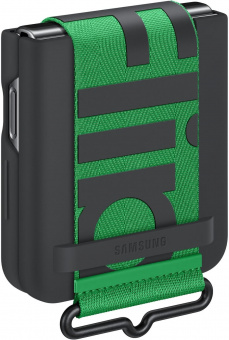 Чехол (клип-кейс) Samsung для Samsung Galaxy Z Flip4 Silicone Cover with Strap Z Flip4 черный (EF-GF721TBEGRU) от магазина РЭССИ