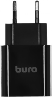 Сетевое зар./устр. Buro BUWD1 18W 3A (PD+QC) USB-C/USB-A универсальное черный (BUWD18P110BK) от магазина РЭССИ