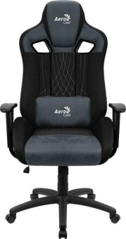 Кресло игровое Aerocool Earl Steel Blue черный/синий сиденье черный/синий крестов. от магазина РЭССИ