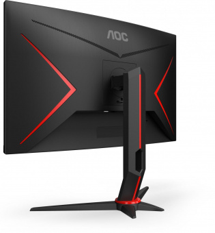 Монитор AOC 27" Gaming CQ27G2U черный/красный VA LED 1ms 16:9 HDMI M/M матовая HAS Piv 300cd 178гр/178гр 2560x1440 144Hz FreeSync Premium VGA DP 2K USB 5.96кг от магазина РЭССИ