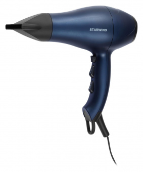 Фен Starwind SHD 6062 1800Вт черный/синий от магазина РЭССИ