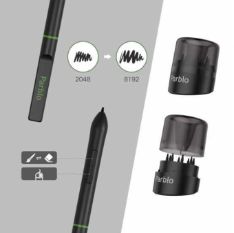 Графический планшет Parblo A610 Plus V2 USB Type-C черный от магазина РЭССИ