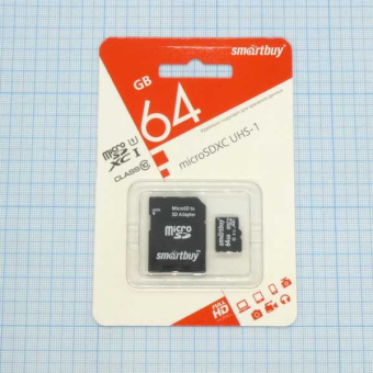 Карта памяти MicroSDXC 64GB 10 класс от магазина РЭССИ