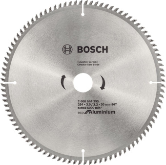 Диск пильный по алюм. Bosch 2608644395 d=254мм d(посад.)=30мм (циркулярные пилы) от магазина РЭССИ