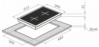 Варочная поверхность Maunfeld EEHE.32.4W белый от магазина РЭССИ